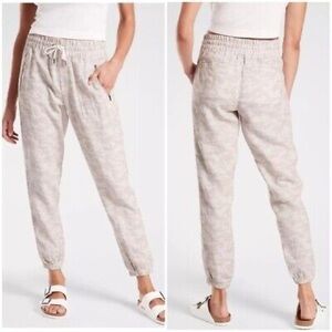Athleta Cabo Tide Linen Jogger - Camo